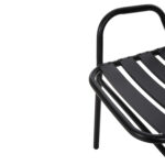 ΣΕΤ ΤΡΑΠΕΖΑΡΙΑΣ 5ΤΜΧ ADAM HM21219.01 ΚΑΡΕΚΛΕΣ ΜΕΤΑΛΛΙΚΕΣ & ΤΡΑΠΕΖΙ 110x60 ΜΑΥΡΟ - Image 5