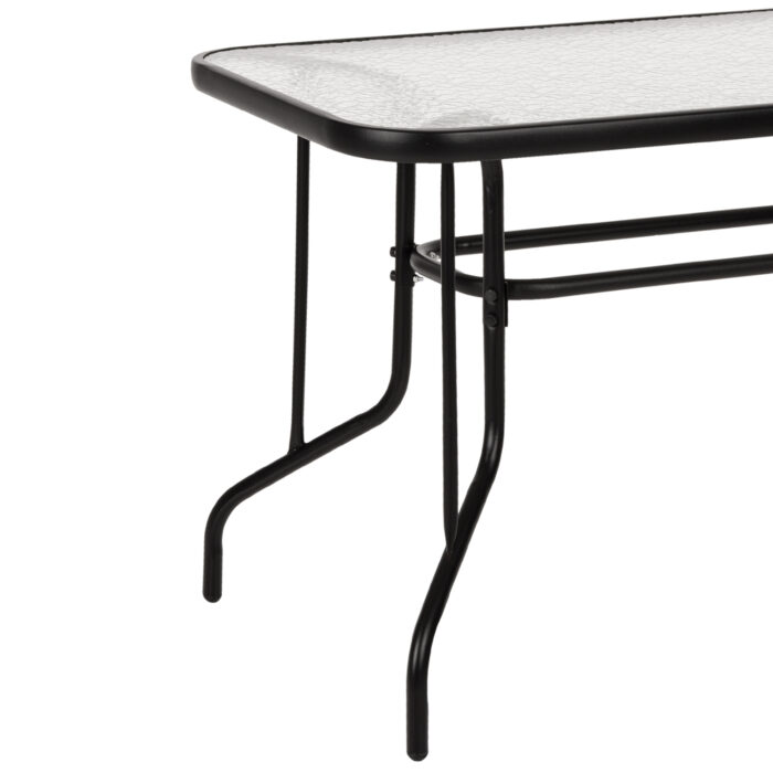 ΣΕΤ ΤΡΑΠΕΖΑΡΙΑΣ 5ΤΜΧ ADAM HM21219.01 ΚΑΡΕΚΛΕΣ ΜΕΤΑΛΛΙΚΕΣ & ΤΡΑΠΕΖΙ 110x60 ΜΑΥΡΟ - Image 7
