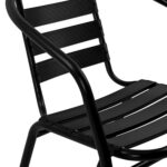ΣΕΤ ΤΡΑΠΕΖΑΡΙΑΣ 5ΤΜΧ ADAM HM21220 ΚΑΡΕΚΛΕΣ ΜΕΤΑΛΛΙΚΕΣ & ΤΡΑΠΕΖΙ 110x60 ΜΑΥΡΟ - Image 4