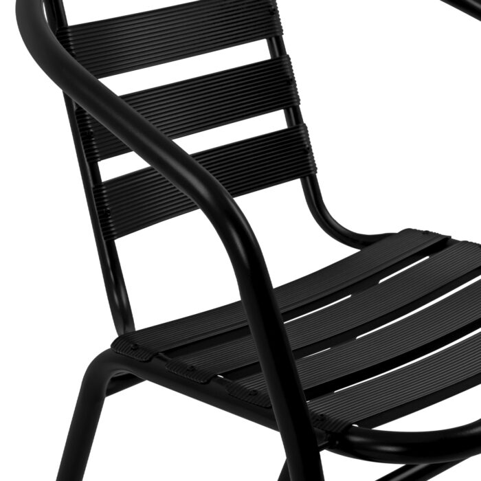 ΣΕΤ ΤΡΑΠΕΖΑΡΙΑΣ 5ΤΜΧ ADAM HM21220 ΚΑΡΕΚΛΕΣ ΜΕΤΑΛΛΙΚΕΣ & ΤΡΑΠΕΖΙ 110x60 ΜΑΥΡΟ - Image 4