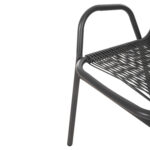 ΣΕΤ ΤΡΑΠΕΖΑΡΙΑΣ 5ΤΜΧ AVRIL HM21221 ΚΑΡΕΚΛΕΣ ΜΕΤΑΛΛΙΚΕΣ & ΤΡΑΠΕΖΙ 110x60 ΓΚΡΙ - Image 5