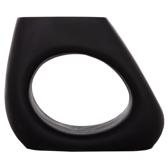 ΣΚΑΜΠΟ ΣΑΛΟΝΙΟΥ LANS HM4691.01 FIBER CEMENT ΣΕ ΜΑΥΡΟ--58x28x45.5Υεκ. - Image 3