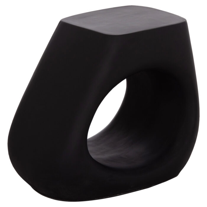 ΣΚΑΜΠΟ ΣΑΛΟΝΙΟΥ LANS HM4691.01 FIBER CEMENT ΣΕ ΜΑΥΡΟ--58x28x45.5Υεκ. - Image 6