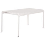 ΤΡΑΠΕΖΙ ΑΛΟΥΜΙΝΙΟΥ RACHEL HM6339.02 ΛΕΥΚΟ 150x80x75Υεκ. - Image 4