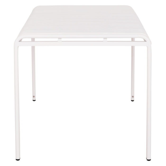 ΤΡΑΠΕΖΙ ΑΛΟΥΜΙΝΙΟΥ RACHEL HM6339.02 ΛΕΥΚΟ 150x80x75Υεκ. - Image 5