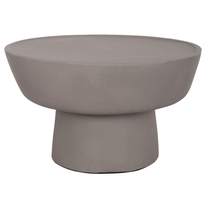 ΤΡΑΠΕΖΙ ΣΑΛΟΝΙΟΥ PIRSON HM18155.03 FIBER CEMENT ΣΕ ΓΚΡΙ--Φ60x36Υεκ. - Image 1