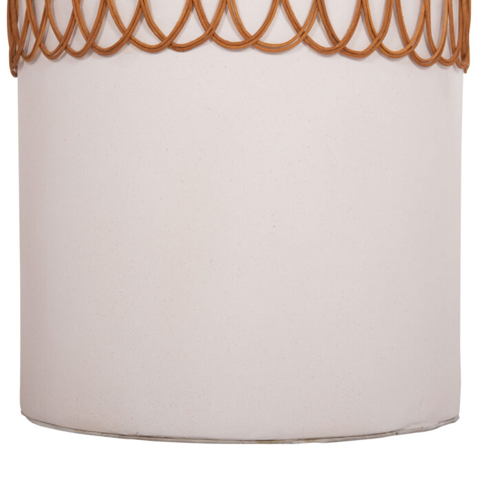 ΤΡΑΠΕΖΙ ΤΡΑΠΕΖΑΡΙΑΣ PRILEP HM18159.02 FIBER CEMENT ΛΕΥΚΟ & RATTAN--Φ60x76,5Υεκ - Image 6