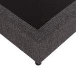 ΥΠΟΣΤΡΩΜΑ/ΚΡΕΒΑΤΙ KING-SIZE SIGGY HM21218 ΓΚΡΙ ΥΦΑΣΜΑ--ΓΙΑ 180x200εκ. - Image 4