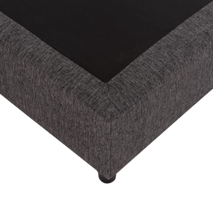 ΥΠΟΣΤΡΩΜΑ/ΚΡΕΒΑΤΙ KING-SIZE SIGGY HM21218 ΓΚΡΙ ΥΦΑΣΜΑ--ΓΙΑ 180x200εκ. - Image 4