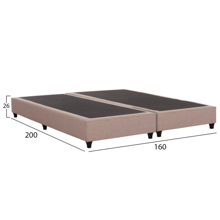 ΥΠΟΣΤΡΩΜΑ/ΚΡΕΒΑΤΙ ΥΠΕΡΔΙΠΛΟ SIGGY HM21217.01 ΜΠΕΖ ΥΦΑΣΜΑ--ΓΙΑ 160x200εκ. - Image 3