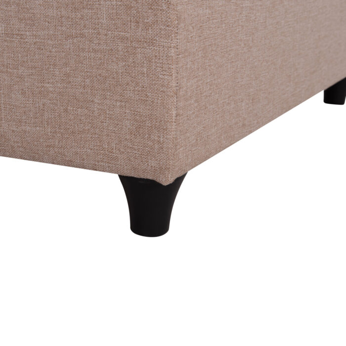 ΥΠΟΣΤΡΩΜΑ/ΚΡΕΒΑΤΙ ΥΠΕΡΔΙΠΛΟ SIGGY HM21217.01 ΜΠΕΖ ΥΦΑΣΜΑ--ΓΙΑ 160x200εκ. - Image 5