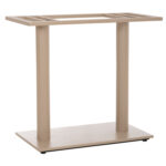 ΒΑΣΗ ΤΡΑΠΕΖΙΟΥ ΜΕΤΑΛΛΙΚΗ ΔΙΠΛΗ HM435.25 ΚΑΠΟΥΤΣΙΝΟ ΜΑΤ ΜΕ ΡΕΓΟΥΛΑΤΟΡΟΥΣ 80Χ40Χ72Υεκ.