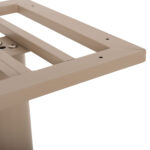 ΒΑΣΗ ΤΡΑΠΕΖΙΟΥ ΜΕΤΑΛΛΙΚΗ ΔΙΠΛΗ HM435.25 ΚΑΠΟΥΤΣΙΝΟ ΜΑΤ ΜΕ ΡΕΓΟΥΛΑΤΟΡΟΥΣ 80Χ40Χ72Υεκ. - Image 7