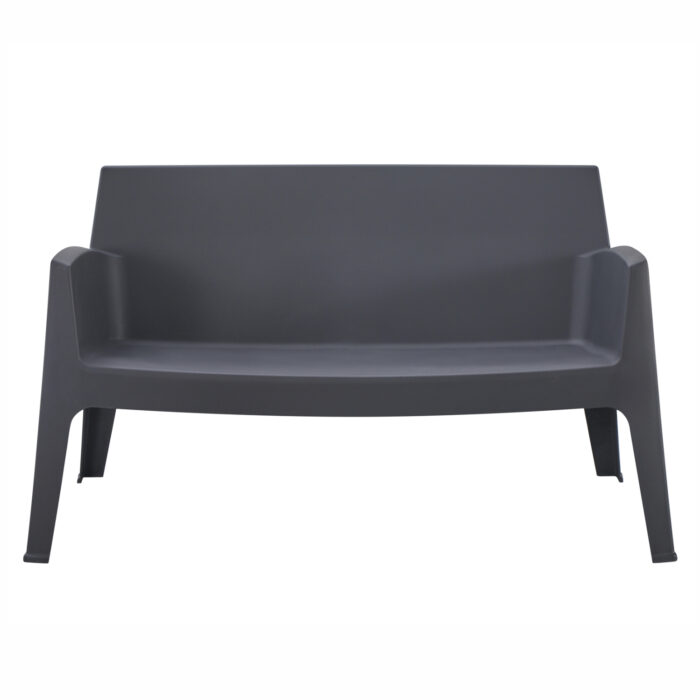 ΚΑΝΑΠΕΣ 2-ΘΕΣΙΟΣ ΠΟΛΥΠΡΟΠΥΛΕΝΙΟΥ SLEEK HM6366.10 ΧΡΩΜΑ ΓΚΡΙ 118x48,5x73Υεκ. - Image 2