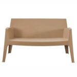 ΚΑΝΑΠΕΣ 2-ΘΕΣΙΟΣ ΠΟΛΥΠΡΟΠΥΛΕΝΙΟΥ SLEEK HM6366.03 ΧΡΩΜΑ ΚΑΠΟΥΤΣΙΝΟ 118x48,5x73Υεκ. - Image 2