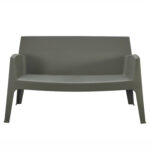 ΚΑΝΑΠΕΣ 2-ΘΕΣΙΟΣ ΠΟΛΥΠΡΟΠΥΛΕΝΙΟΥ SLEEK HM6366.05 ΧΡΩΜΑ DARK OLIVE 118x48,5x73Υεκ. - Image 2