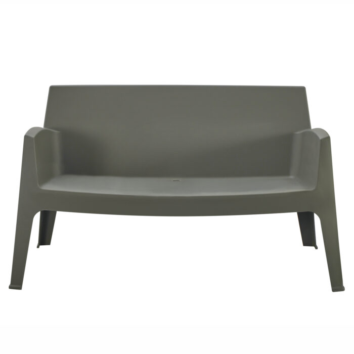 ΚΑΝΑΠΕΣ 2-ΘΕΣΙΟΣ ΠΟΛΥΠΡΟΠΥΛΕΝΙΟΥ SLEEK HM6366.05 ΧΡΩΜΑ DARK OLIVE 118x48,5x73Υεκ. - Image 2