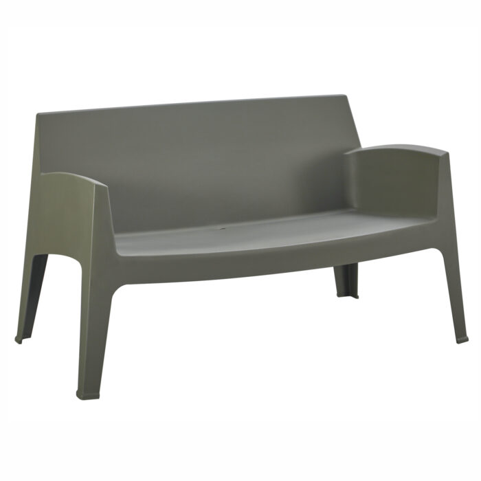 ΚΑΝΑΠΕΣ 2-ΘΕΣΙΟΣ ΠΟΛΥΠΡΟΠΥΛΕΝΙΟΥ SLEEK HM6366.05 ΧΡΩΜΑ DARK OLIVE 118x48,5x73Υεκ. - Image 1