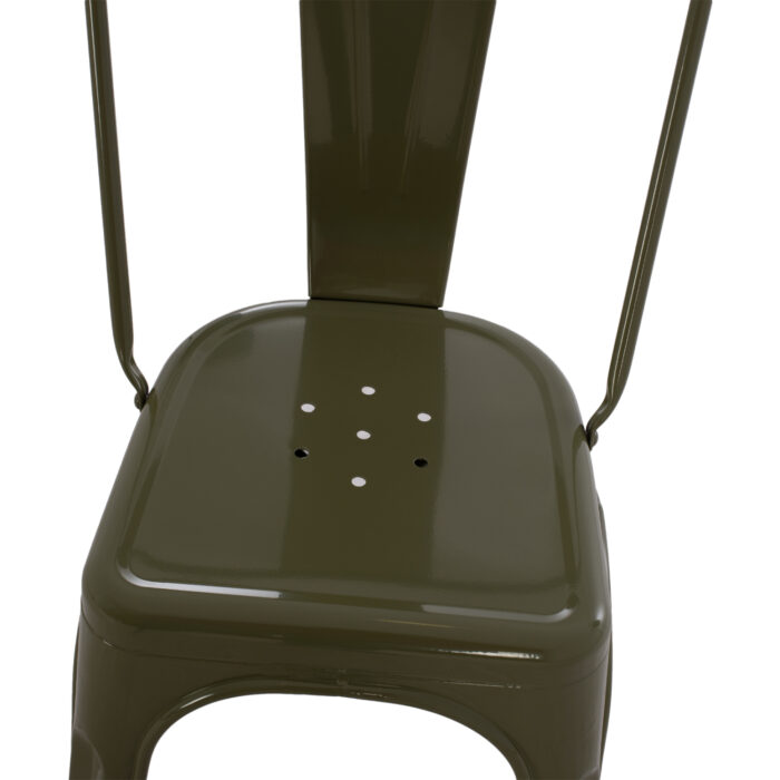 ΚΑΡΕΚΛΑ ΜΕΤΑΛΛΙΚΗ MELITA-PRO HM8641.43 ΣΕ DARK OLIVE GREEN 44x47x84.5Υεκ. - Image 8
