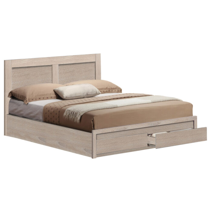 ΚΡΕΒΑΤΙ CAPRI HM665.02 ΜΕ 2 ΣΥΡΤΑΡΙΑ ΜΕΛΑΜΙΝΗ SONAMA ΓΙΑ ΣΤΡΩΜΑ 120x200εκ. - Image 1