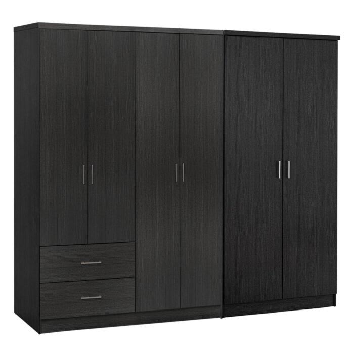 ΝΤΟΥΛΑΠΑ 6ΦΥΛΛΗ BLAKELY HM21235.01 ΜΕΛΑΜΙΝΗ ΧΡΩΜΑ ZEBRANO 201x43x181Υεκ - Image 1