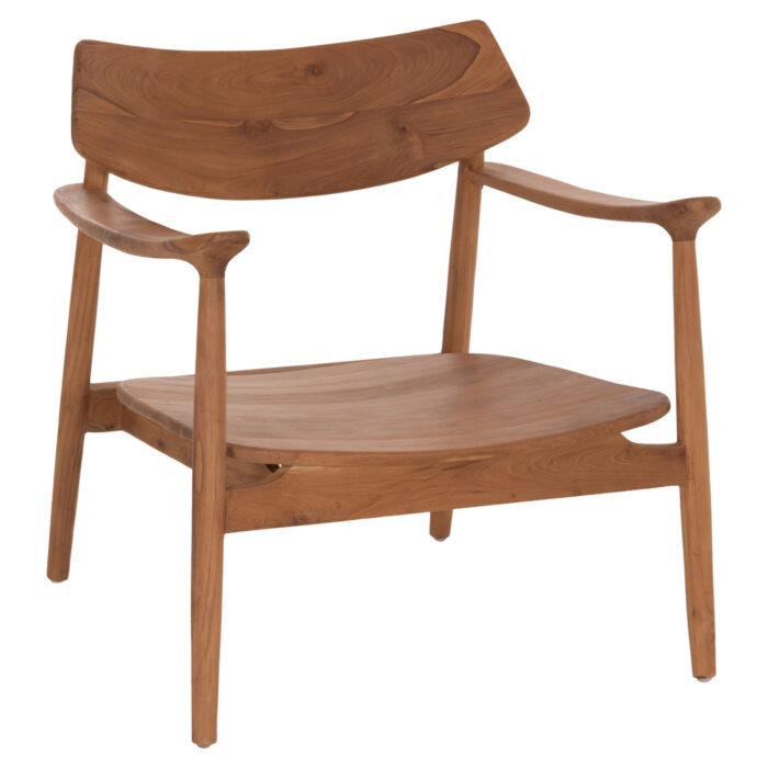 ΠΟΛΥΘΡΟΝΑ LOUNGE RANGER HM18255.01 ΞΥΛΟ TEAK ΣΕ ΦΥΣΙΚΟ 70x73x73Υεκ. - Image 1