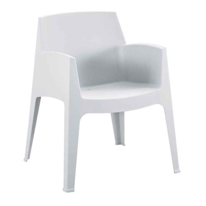 ΠΟΛΥΘΡΟΝΑ ΠΟΛΥΠΡΟΠΥΛΕΝΙΟΥ SLEEK HM6370.01 ΛΕΥΚΗ 57x56x82,5Υεκ. - Image 1