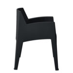 ΠΟΛΥΘΡΟΝΑ ΠΟΛΥΠΡΟΠΥΛΕΝΙΟΥ SLEEK HM6370.02 ΜΑΥΡΗ 57x56x82,5Υεκ. - Image 4