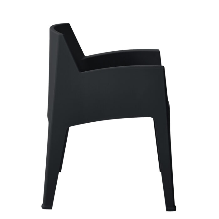 ΠΟΛΥΘΡΟΝΑ ΠΟΛΥΠΡΟΠΥΛΕΝΙΟΥ SLEEK HM6370.02 ΜΑΥΡΗ 57x56x82,5Υεκ. - Image 4