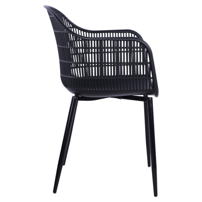 ΠΟΛΥΘΡΟΝΑ HADI ΠΟΛΥΠΡΟΠΥΛΕΝΙΟΥ ΜΑΥΡΗ 61x57x85Υ εκ. HM8511.02 - Image 4