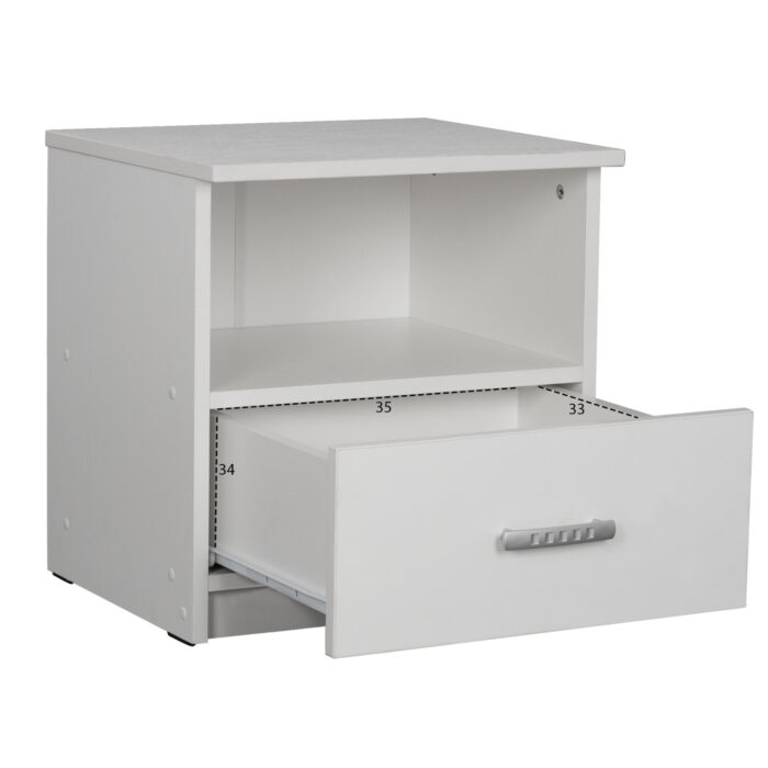 ΣΕΤ ΚΡΕΒΑΤΟΚΑΜΑΡΑΣ 6ΤΜΧ ADLER HM11759.03 ΜΕΛΑΜΙΝΗ ΛΕΥΚΗ-ΓΙΑ ΣΤΡΩΜΑ 160x200εκ - Image 7