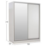ΣΕΤ ΚΡΕΒΑΤΟΚΑΜΑΡΑΣ 6ΤΜΧ ADLER HM11759.03 ΜΕΛΑΜΙΝΗ ΛΕΥΚΗ-ΓΙΑ ΣΤΡΩΜΑ 160x200εκ - Image 8