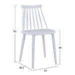 ΣΕΤ ΤΡΑΠΕΖΑΡΙΑΣ 5ΤΜΧ OFIRA HM10634 MDF TOP ΣΕ SONAMA--ΛΕΥΚΕΣ ΚΑΡΕΚΛΕΣ - Image 3