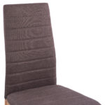 ΣΕΤ ΤΡΑΠΕΖΑΡΙΑΣ 5ΤΜΧ LADY HM11595 ΓΥΑΛΙ--ΜΕΤΑΛΛΟ--MDF ΣΕ SONAMA & ΚΑΦΕ ΥΦΑΣΜΑ - Image 6