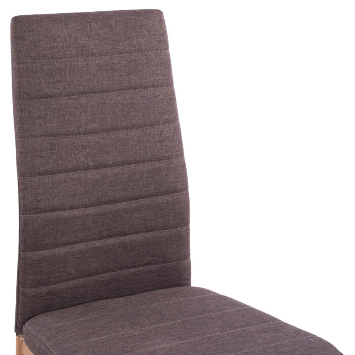 ΣΕΤ ΤΡΑΠΕΖΑΡΙΑΣ 5ΤΜΧ LADY HM11595 ΓΥΑΛΙ--ΜΕΤΑΛΛΟ--MDF ΣΕ SONAMA & ΚΑΦΕ ΥΦΑΣΜΑ - Image 6