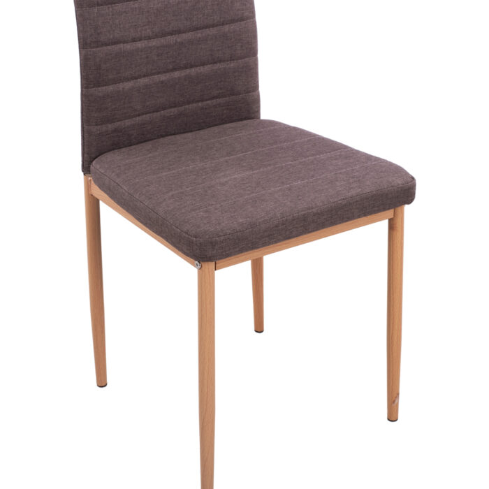 ΣΕΤ ΤΡΑΠΕΖΑΡΙΑΣ 5ΤΜΧ LADY HM11595 ΓΥΑΛΙ--ΜΕΤΑΛΛΟ--MDF ΣΕ SONAMA & ΚΑΦΕ ΥΦΑΣΜΑ - Image 8
