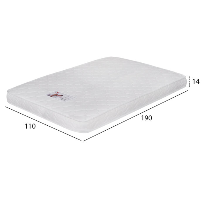 ΣΤΡΩΜΑ ΑΦΡΟΥ ΧΩΡΙΣ ΕΛΑΤΗΡΙΑ JORDY 110X190x15Y-- HM374.02  (ROLL PACKING) ΛΕΥΚΟ - Image 3