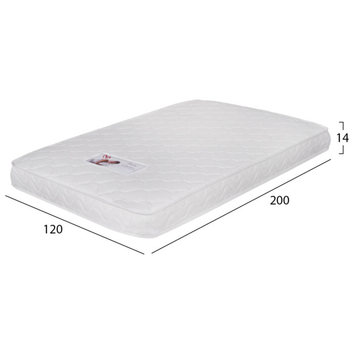 ΣΤΡΩΜΑ ΑΦΡΟΥ ΧΩΡΙΣ ΕΛΑΤΗΡΙΑ JORDY 120X200x15Y-- HM374.08  (ROLL PACKING) ΛΕΥΚΟ - Image 2