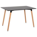 ΤΡΑΠΕΖΙ MINIMAL HM8581.02 ΓΚΡΙ MDF-ΠΟΔΙΑ ΟΞΙΑ ΣΕ ΦΥΣΙΚΟ ΧΡΩΜΑ- 120Χ60X74Υεκ.