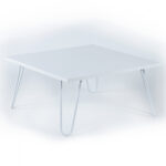 ΤΡΑΠΕΖΙ ΣΑΛΟΝΙΟΥ SILLIA HM9180.02 ΛΕΥΚΟ 60x60x29Y εκ. - Image 3