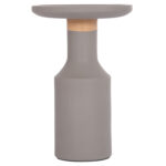 ΒΟΗΘΗΤΙΚΟ ΤΡΑΠΕΖΙ TRED(T) HM18169.03 FIBER CEMENT ΓΚΡΙ-ΦΥΣΙΚΟ RATTAN--Φ40x61Υεκ. - Image 3