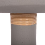 ΒΟΗΘΗΤΙΚΟ ΤΡΑΠΕΖΙ TRED(T) HM18169.03 FIBER CEMENT ΓΚΡΙ-ΦΥΣΙΚΟ RATTAN--Φ40x61Υεκ. - Image 5