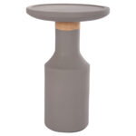 ΒΟΗΘΗΤΙΚΟ ΤΡΑΠΕΖΙ TRED(T) HM18169.03 FIBER CEMENT ΓΚΡΙ-ΦΥΣΙΚΟ RATTAN--Φ40x61Υεκ. - Image 8