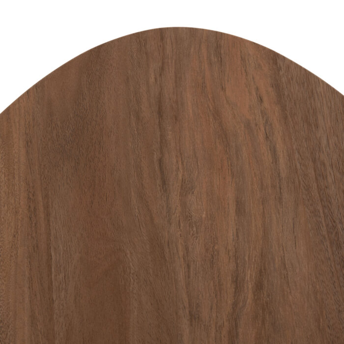 ΒΟΗΘΗΤΙΚΟ ΤΡΑΠΕΖΙ ΟΒΑΛ ALPER HM18328 MDF SONAMA--ΜΕΤΑΛΛΟ ΛΕΥΚΟ 50x50x51Υεκ. - Image 8