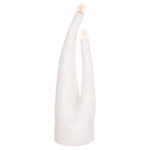 ΔΙΑΚΟΣΜΗΤΙΚΟ ΦΩΤΙΣΤΙΚΟ ΔΑΠΕΔΟΥ TUSKEN HM4702.02 FIBER CEMENT-ΛΕΥΚΟ 50x43x145Υεκ - Image 5