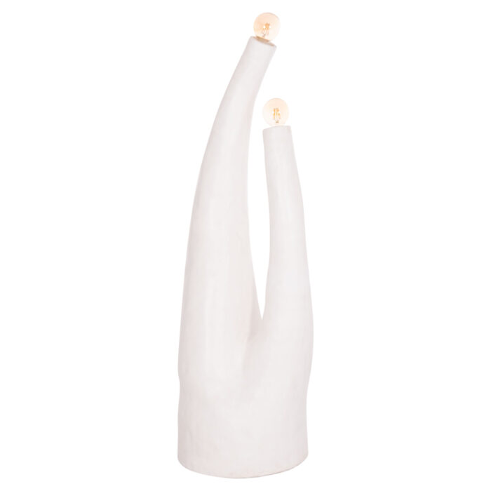 ΔΙΑΚΟΣΜΗΤΙΚΟ ΦΩΤΙΣΤΙΚΟ ΔΑΠΕΔΟΥ TUSKEN HM4702.02 FIBER CEMENT-ΛΕΥΚΟ 50x43x145Υεκ - Image 5