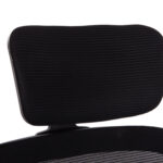 ΚΑΡΕΚΛΑ ΓΡΑΦΕΙΟΥ BASTON HM18236.01 ΜΑΥΡΟ MESH & PP ΣΚΕΛΕΤΟΣ 64x60x117-127Υεκ. - Image 7