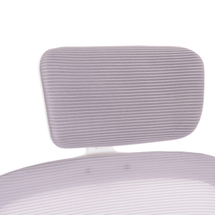 ΚΑΡΕΚΛΑ ΓΡΑΦΕΙΟΥ BASTON HM18236.03 ΓΚΡΙ MESH & ΛΕΥΚΟΣ PP ΣΚΕΛΕΤΟΣ 64x60x127Υεκ. - Image 7