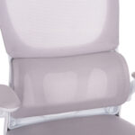 ΚΑΡΕΚΛΑ ΓΡΑΦΕΙΟΥ BASTON HM18236.03 ΓΚΡΙ MESH & ΛΕΥΚΟΣ PP ΣΚΕΛΕΤΟΣ 64x60x127Υεκ. - Image 8