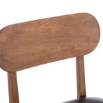 KΑΡΕΚΛΑ ΤΡΑΠΕΖΑΡΙΑΣ SEKOR HM9945.03 ΚΑΡΥΔΙ RUBBERWOOD-ΜΑΥΡΟ PU 51x48x79Υεκ - Image 7